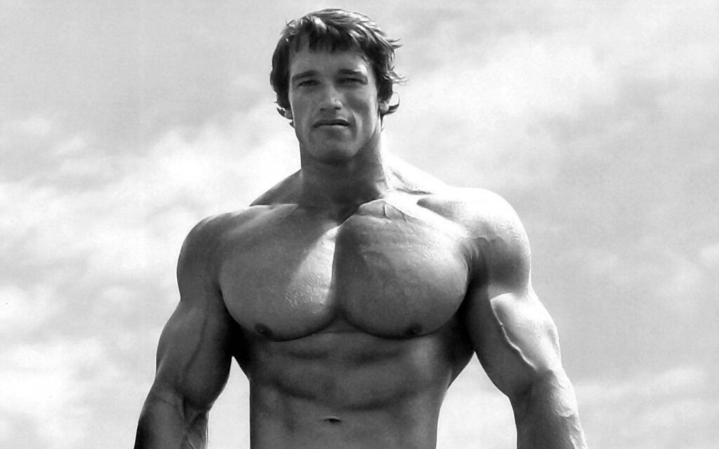 Arnold schwarzenegger to demonstrate the ultimate muscle mass